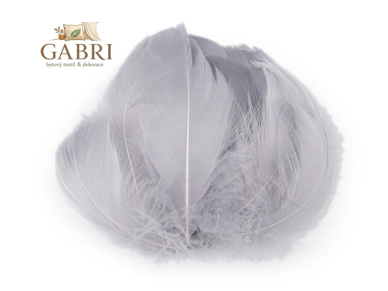 Pštrosí peří délka 6-11 cm