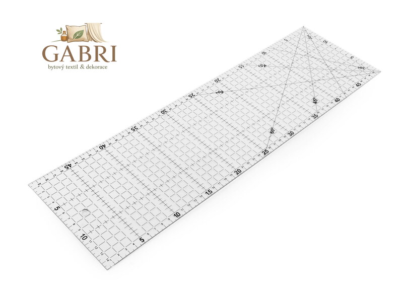 Pravítko na patchwork 15x50 cm