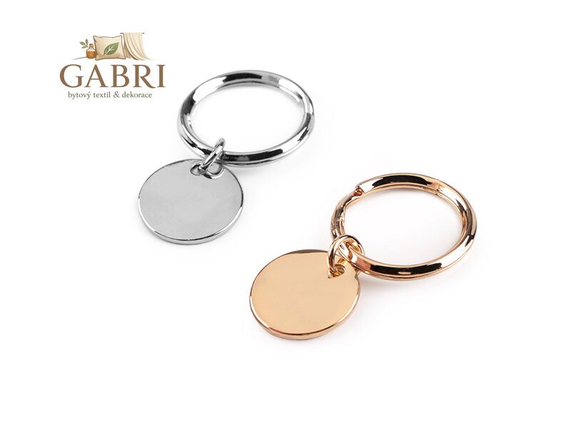 Kroužek na klíče Ø20 mm s přívěskem