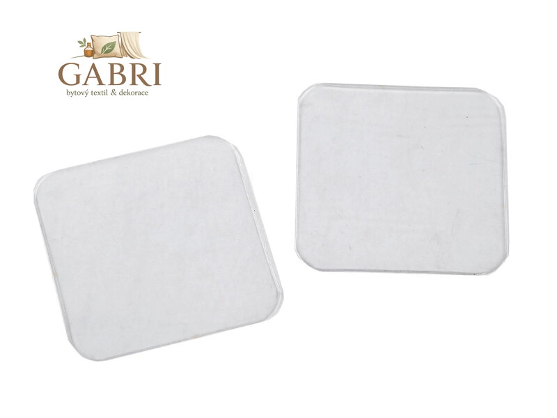 Nano transparentní oboustranná samolepka 5,8x5,8 cm