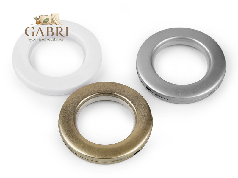 Průchodka zacvakávací vnitřní Ø42 mm / na záclony a závěsy