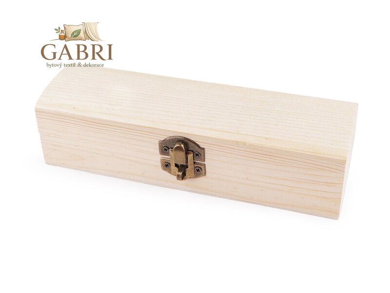 Dřevěná krabička k dozdobení