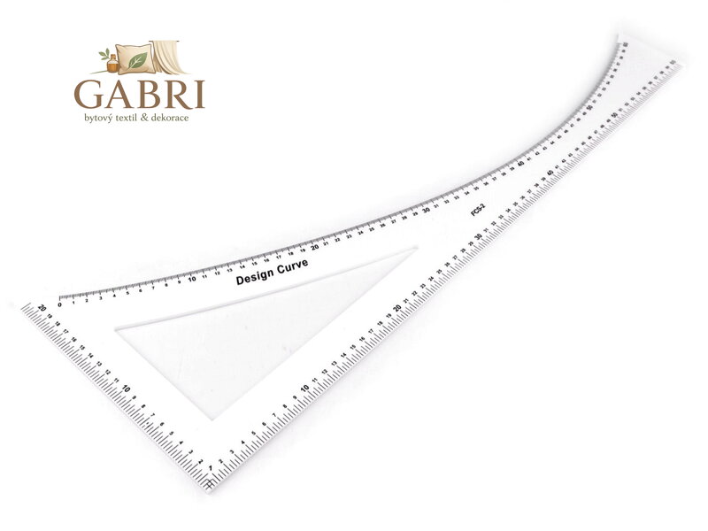 Krejčovský příložník / pravítko délka 60 cm