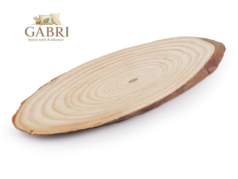Dřevěná podložka ovál