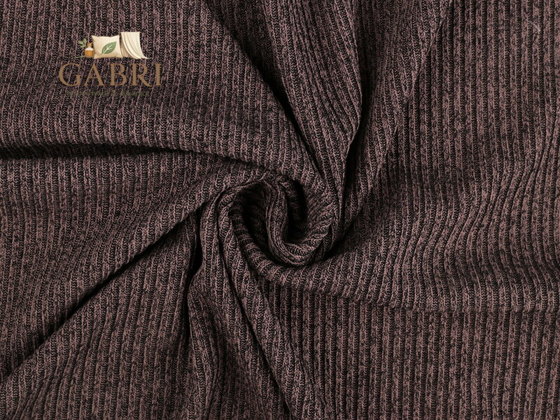 Žebrovaná šatová pletenina / svetrovina