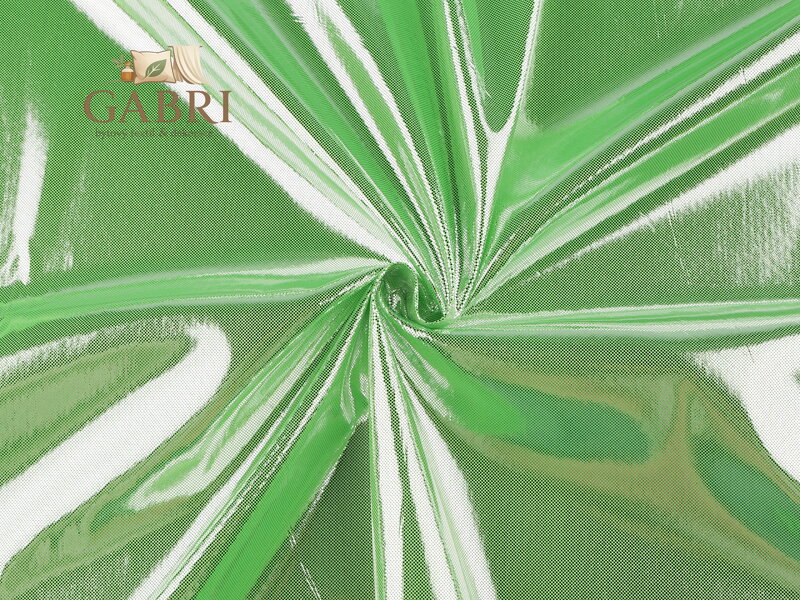 Strečový úplet s metalickým efektem