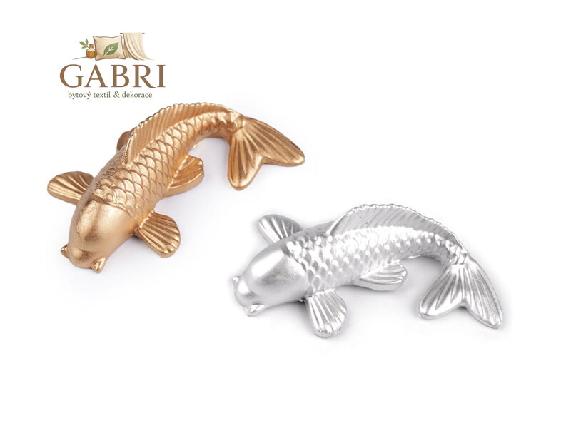 Zlatý kapřík k dozdobení vánočního stolu