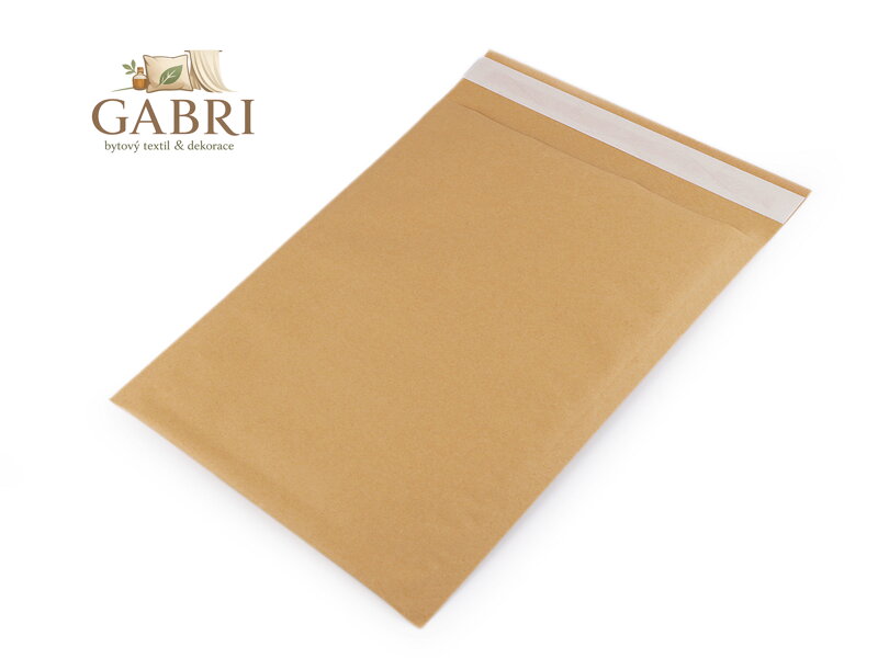 Pevná papírová obálka 35x47 cm s bublinkovou fólií uvnitř