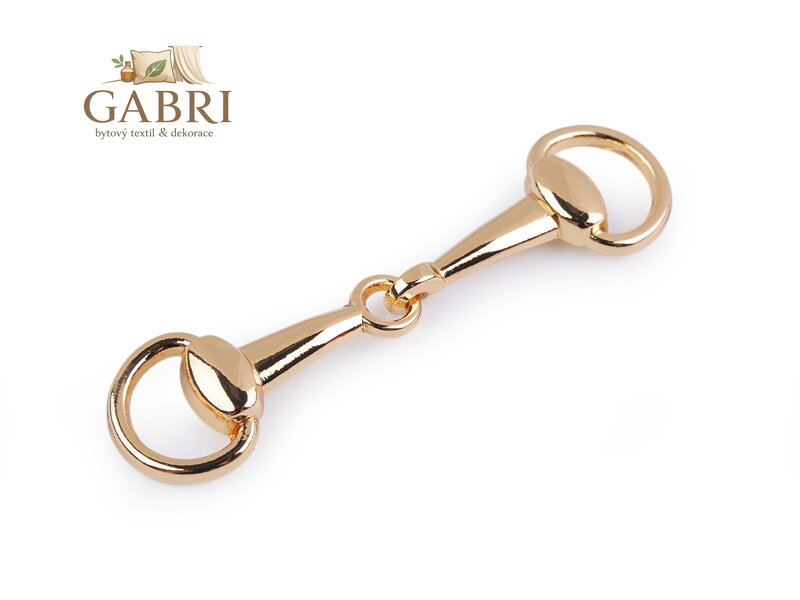 Kovová spona ke zdobení oděvů, šátků a doplňků