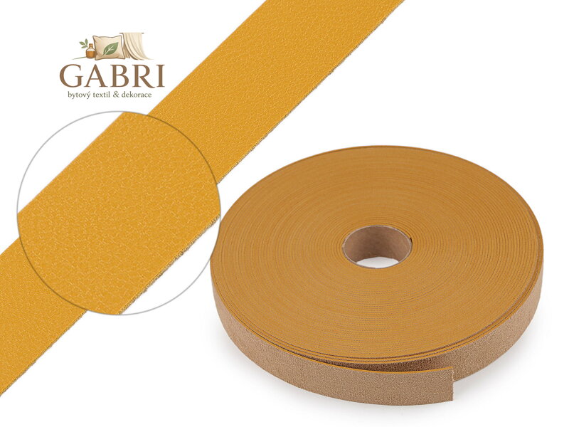 Ucha na tašky z eko kůže šíře 25 mm - metráž