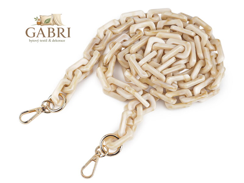 Řetěz na mobilní telefon s karabinou délka 120 cm
