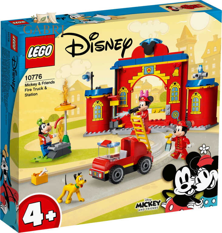 LEGO DISNEY Hasičská stanice a auto Mickeyho a přátel 10776 STAVEBNICE