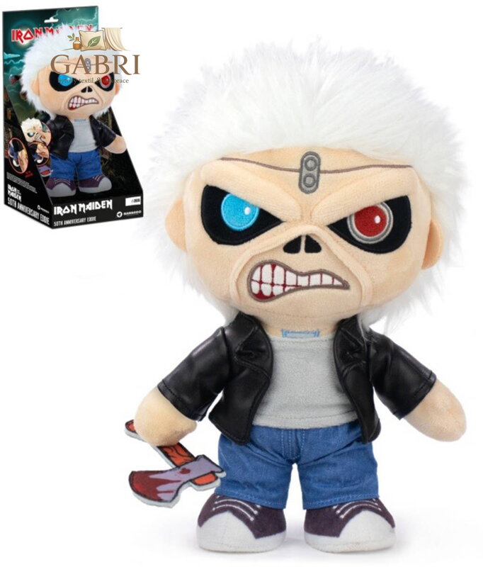 PLYŠ Iron Maiden Eddie 26cm na baterie Světlo Zvuk *PLYŠOVÉ HRAČKY*