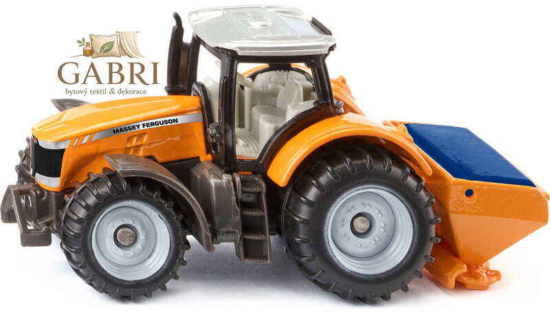 SIKU Traktor Massey Ferguson se sypačem soli model kov 1563