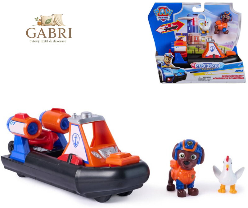 SPIN MASTER Tlapková patrola tématické vozidlo Search & Rescue Zuma