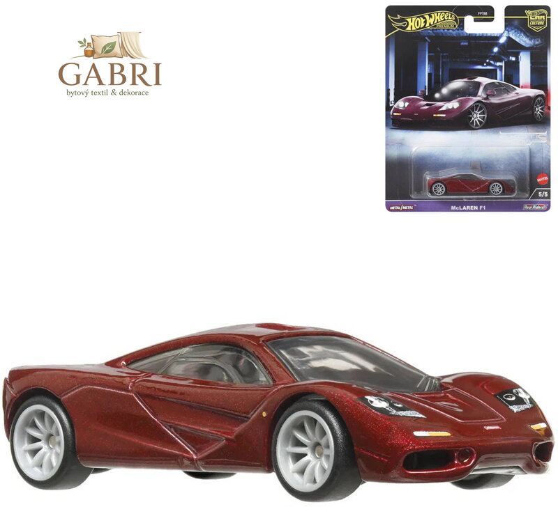 MATTEL HOT WHEELS Prémiové auto 94 Mclaren F1 velikáni kov