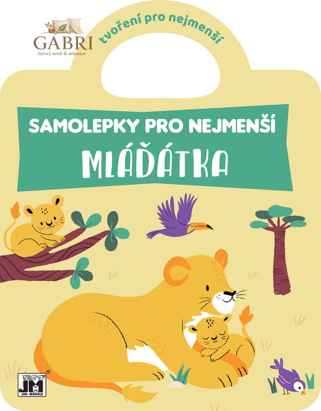 JIRI MODELS Samolepky pro nejmenší Zvířátka mláďátka