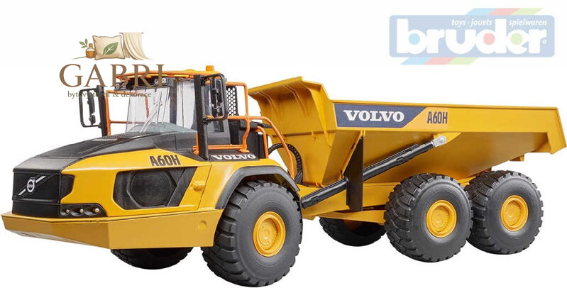 BRUDER 02455 (2455) Kloubový dumper model Volvo A60D nákladní auto