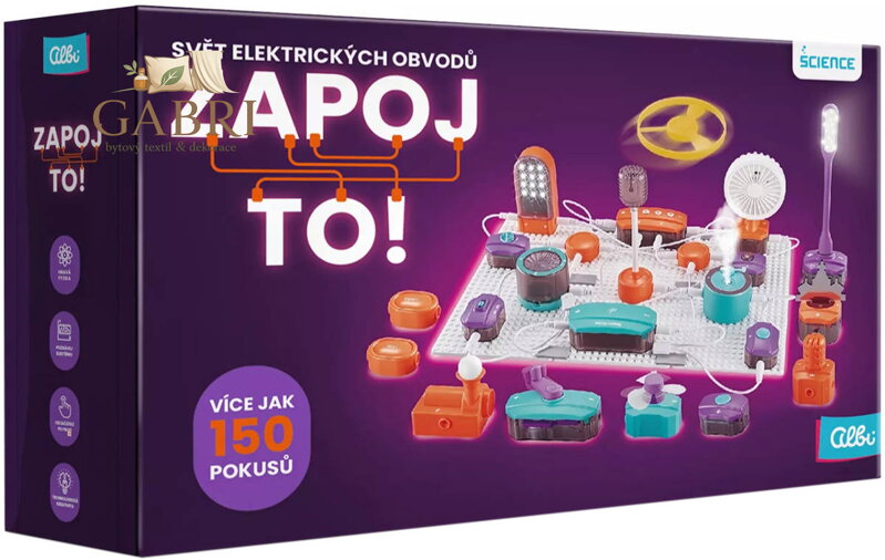 ALBI SCIENCE Zapoj to! Svět elektrických obvodů 150+ pokusů