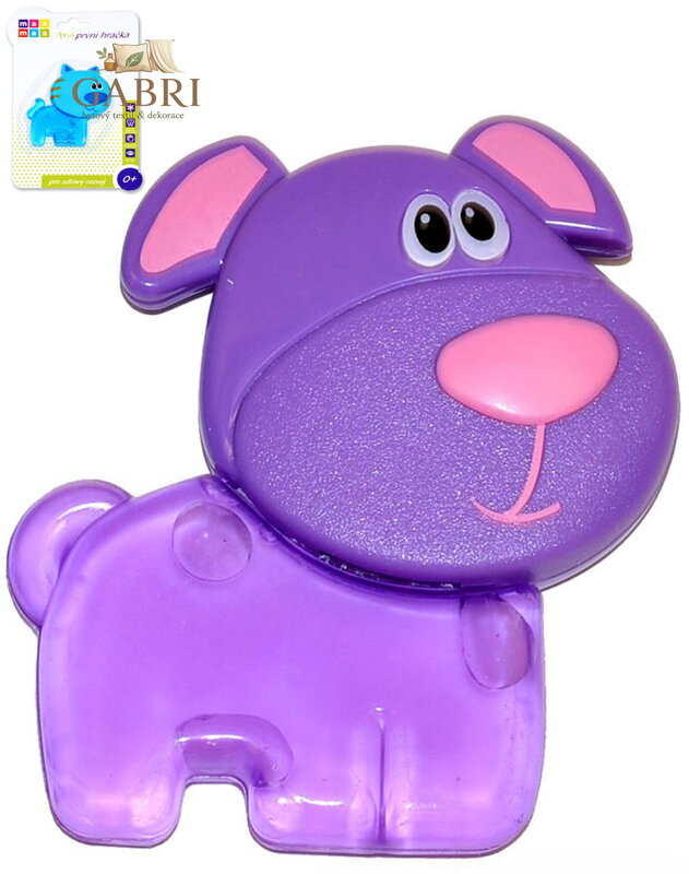 Kousátko MaaMaa baby zvířátko pes / kočka pro miminko 2 druhy