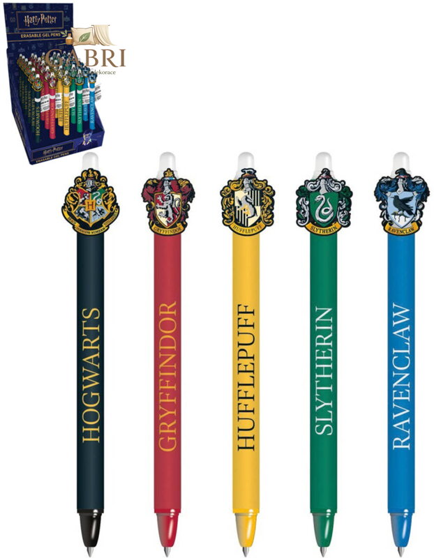 Pero dětské gelové gumovací Harry Potter mazací 5 druhů