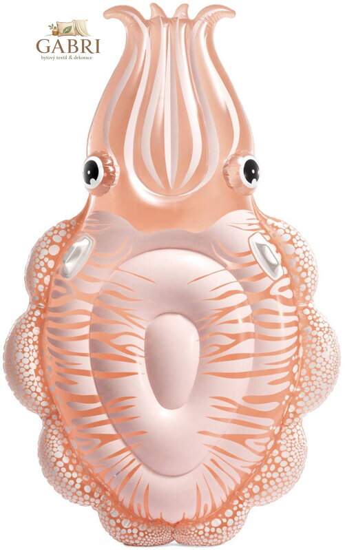 INTEX Lehátko zvířátko Sépie nafukovací matrace s úchyty do vody 58731