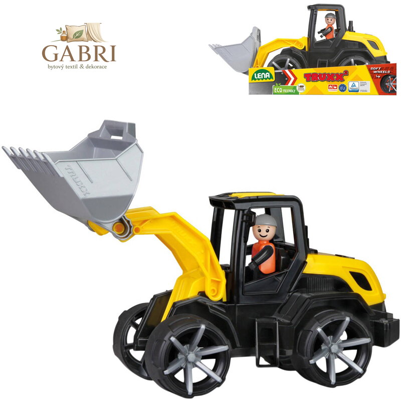 LENA TRUXX 2 auto nakladač funkční set s figurkou plast
