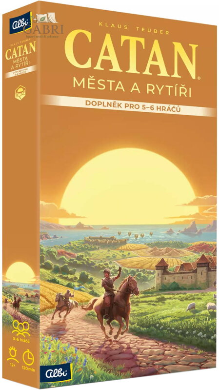 ALBI HRA Catan Města a rytíři rozšíření pro 5-6 hráčů *SPOLEČENSKÉ HRY*