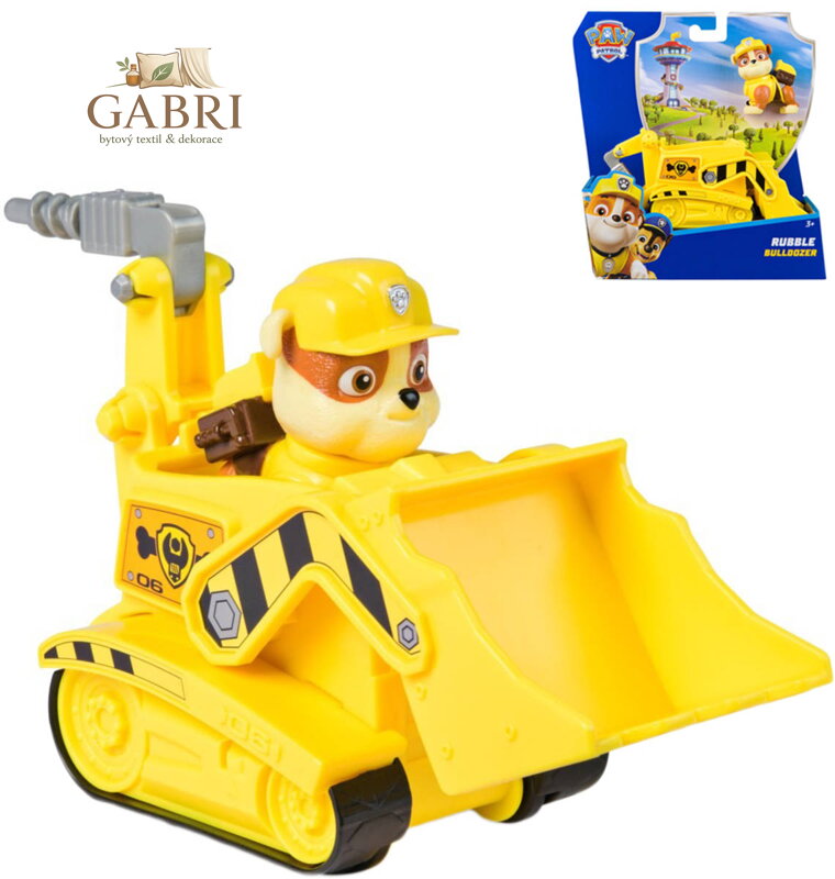 SPIN MASTER Tlapková Patrola herní set základní vozidlo + figurka Rubble