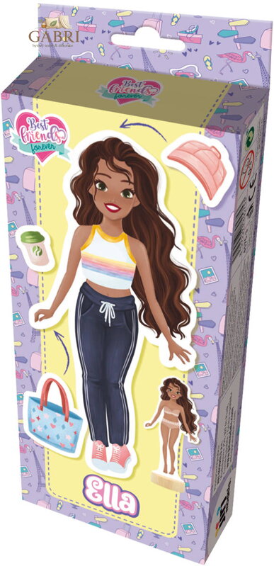 JIRI MODELS Panenky magnetické oblékací Ella se stojánkem