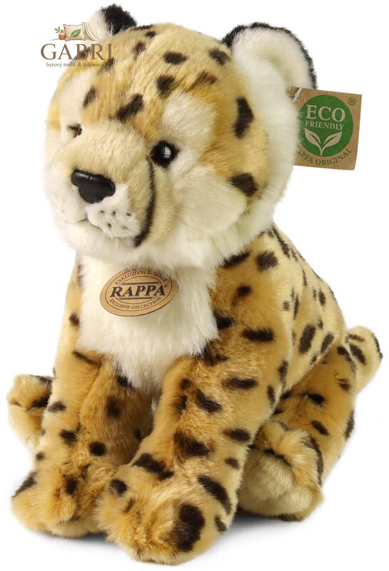 PLYŠ Gepard 28cm sedící Eco-Friendly *PLYŠOVÉ HRAČKY*