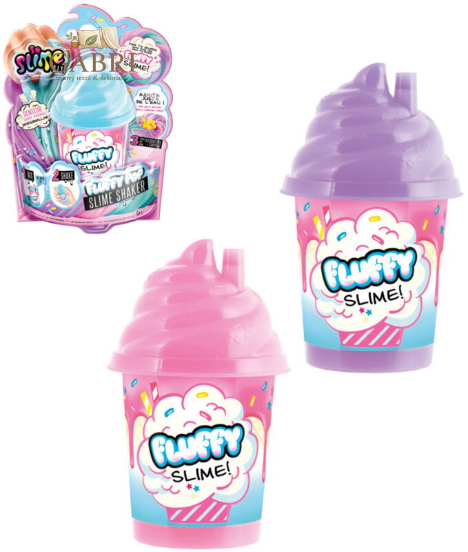 EP line So Slime Fluffy výroba slizu set kelímek s figurkou a doplňky 3 druhy