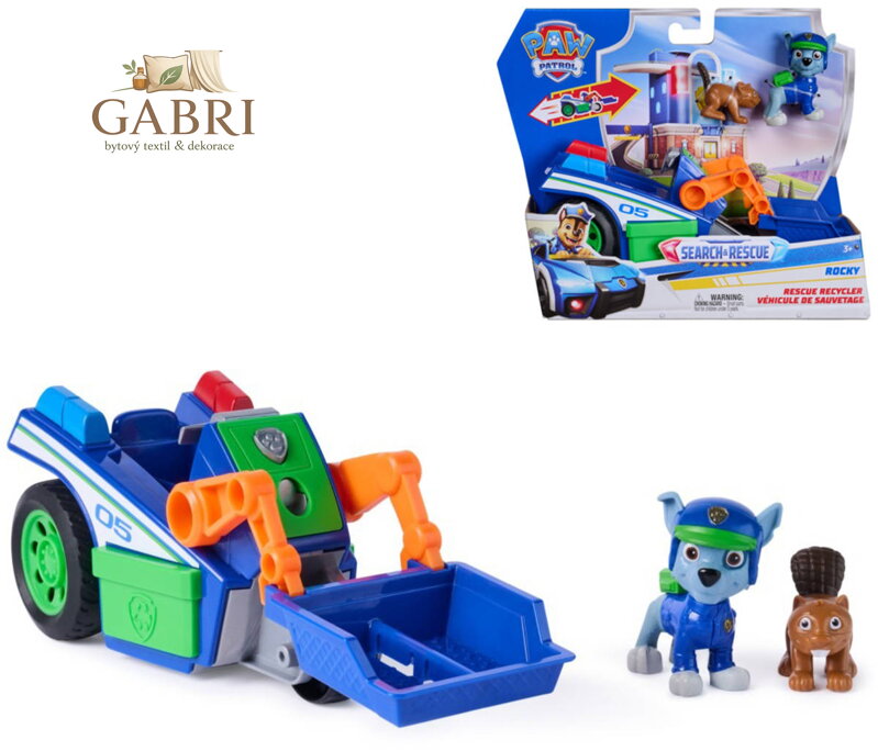 SPIN MASTER Tlapková patrola tématické vozidlo Search & Rescue Rocky