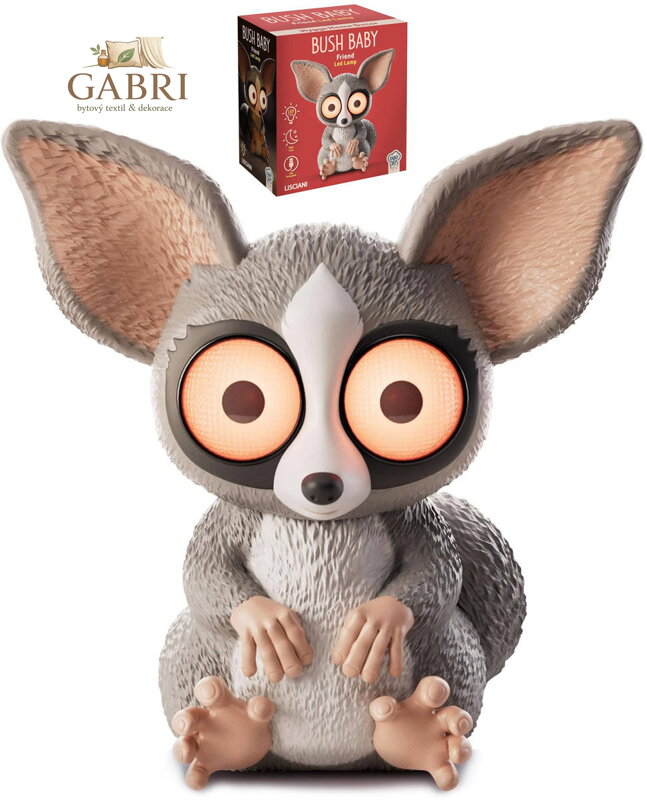 Lampička dětská noční LED zvířátko Komba ušatá na baterie Světlo USB