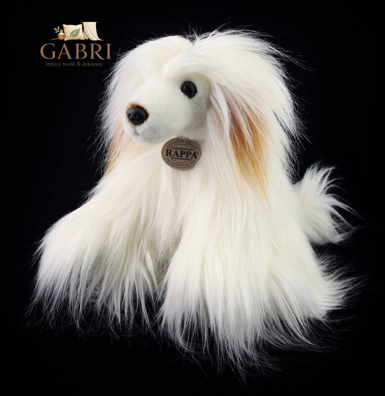 PLYŠ Pes čínský chocholatý 30cm Eco-Friendly *PLYŠOVÉ HRAČKY*