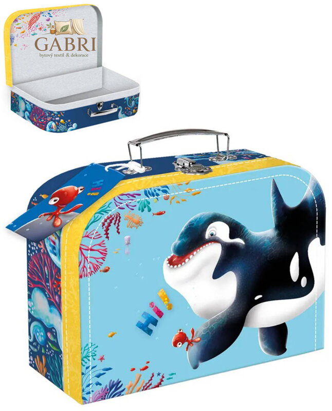 Kufřík dětský školní Kosatka Hi! 25x20x9cm tvrdý karton