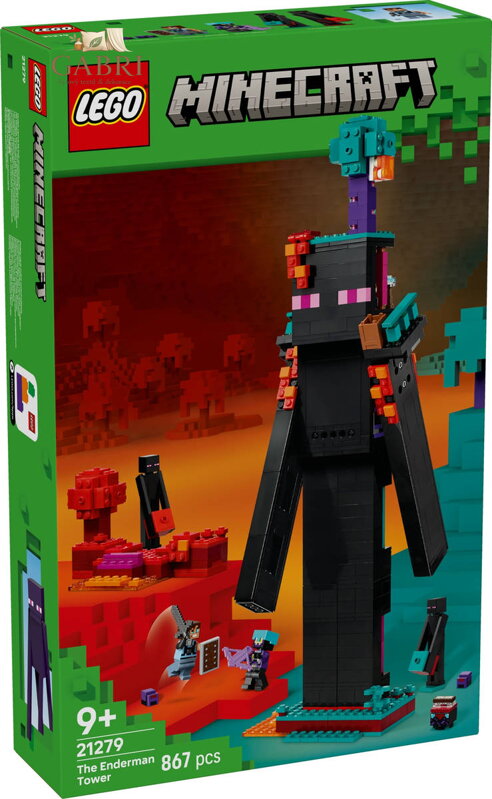 LEGO MINECRAFT Endermanova věž 21279 STAVEBNICE