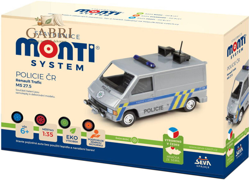 SEVA Monti System 27.5 Auto Policie ČR Renault Trafic MS27.5 0102-27.5