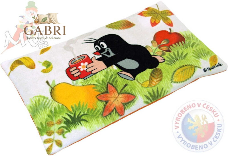 MORAVSKÁ ÚSTŘEDNA Polštář nahřívací KRTEK A PODZIM (Krteček) *PLYŠOVÉ HRAČKY*