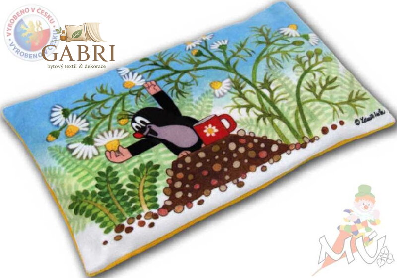 MORAVSKÁ ÚSTŘEDNA Polštář nahřívací KRTEK A HEŘMÁNEK (Krteček) *PLYŠOVÉ HRAČKY*