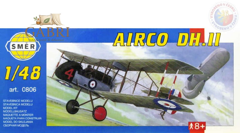 SMĚR Model letadlo Airco DH II  1:48 (stavebnice letadla)