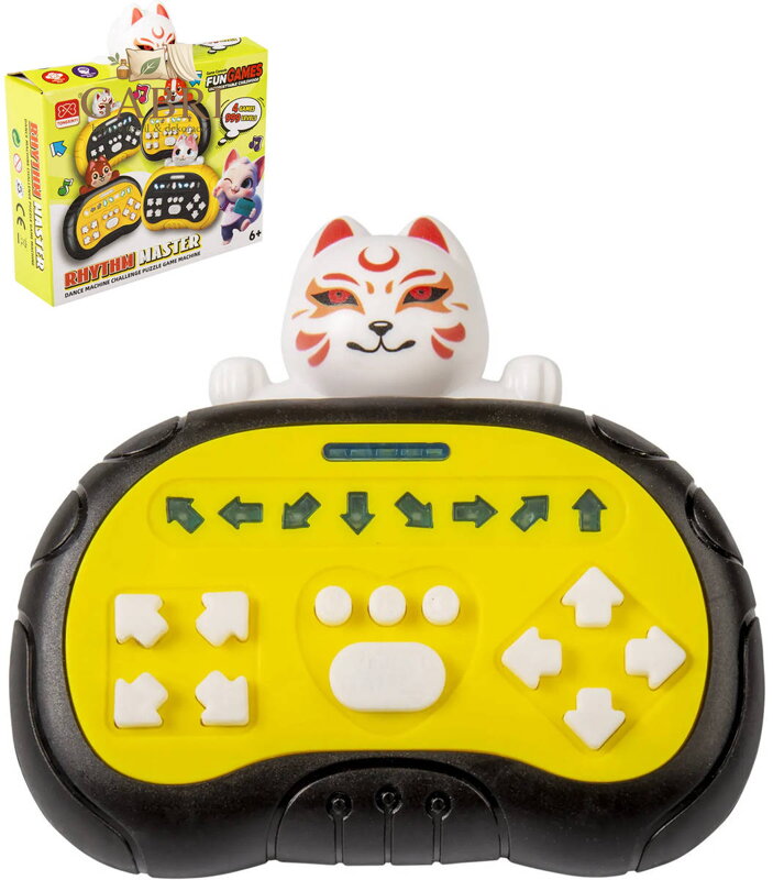 ALBI HRA Mini herní konzole Rytmus Master 49 her na baterie Zvuk