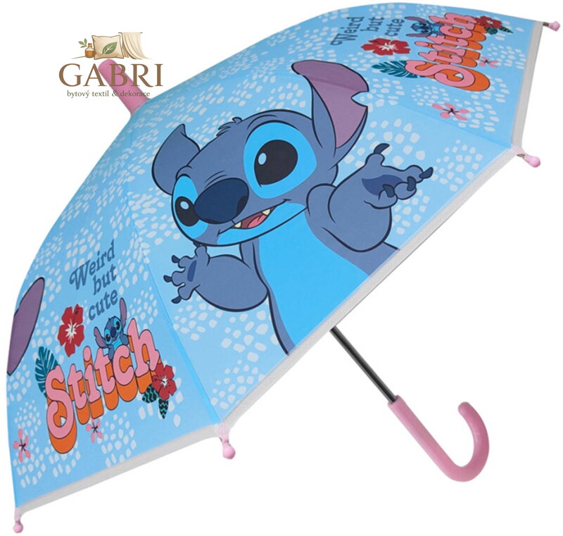 Deštník dětský Disney Lilo & Stitch 60x64cm manuální