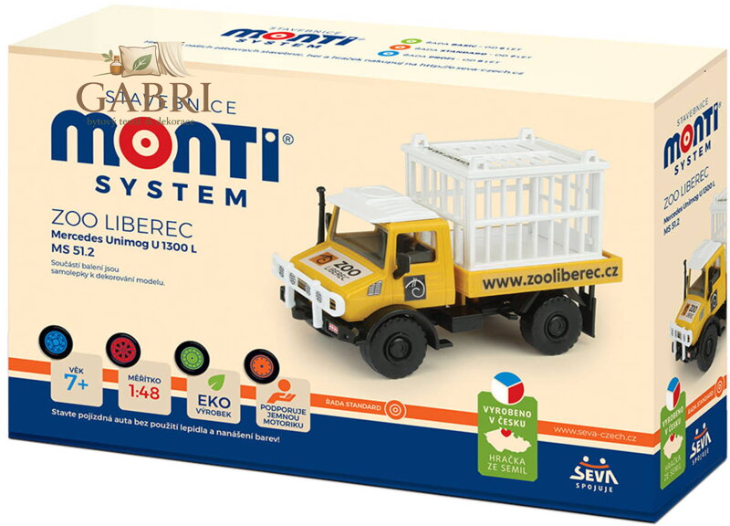 SEVA Monti System 51.2 Auto Mercedes Unimog ZOO Liberec MS51.2 0106-51.2