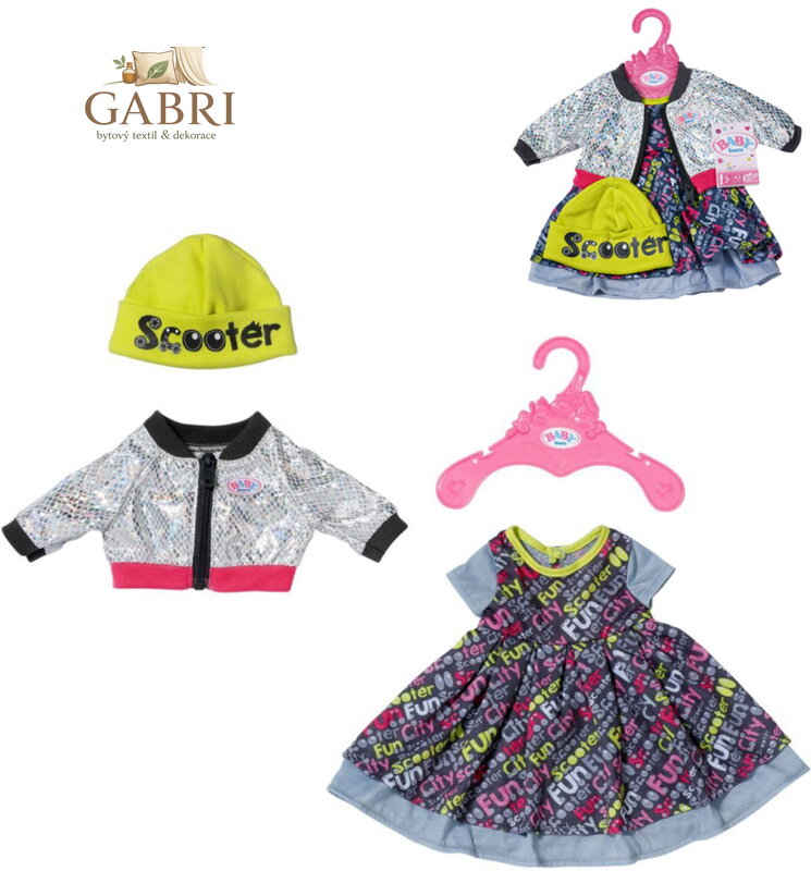 ZAPF Baby Born oblečení na skútr obleček pro panenku mininko 43cm