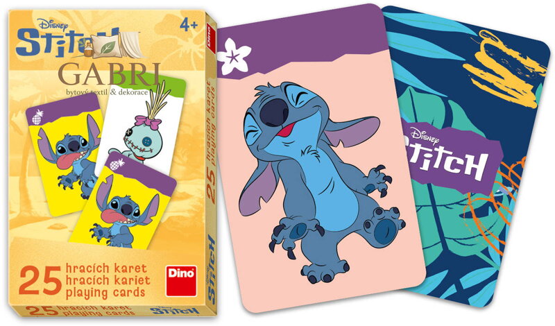 DINO Hra karty Černý Petr Stitch *SPOLEČENSKÉ HRY*