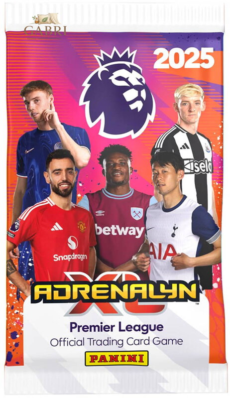 PANINI PREMIER LEAGUE 2025 Sběratelské karty Adrenalyn XL set 6ks