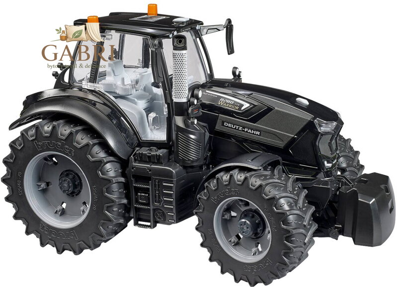 BRUDER 03162 Traktor Deutz-Fahr 8280 TTV Warrior černý model plast