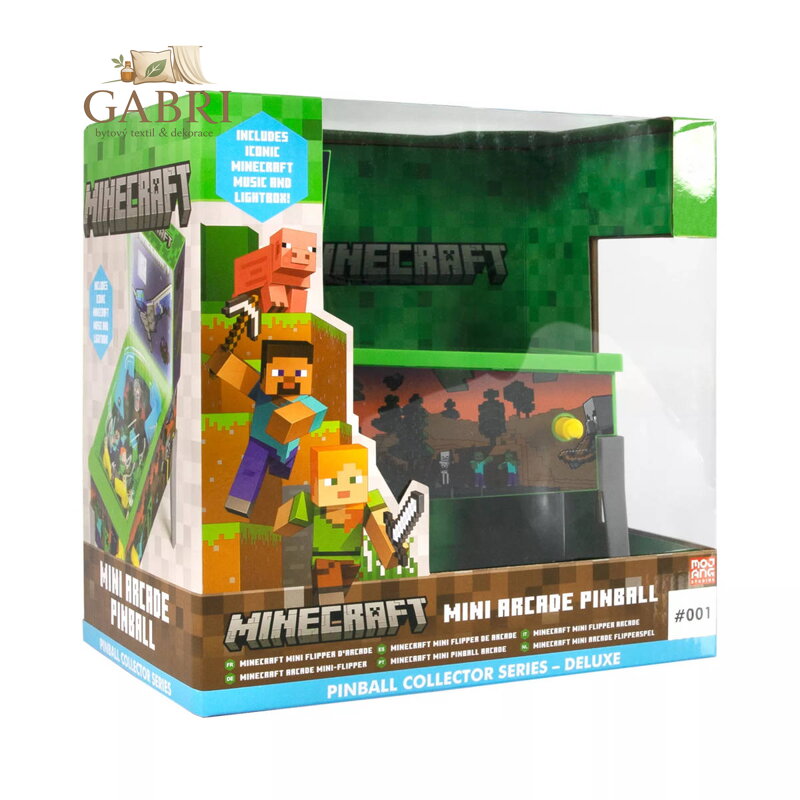 ALBI Stolní pinball Mini Arcade Pinball - Minecraft