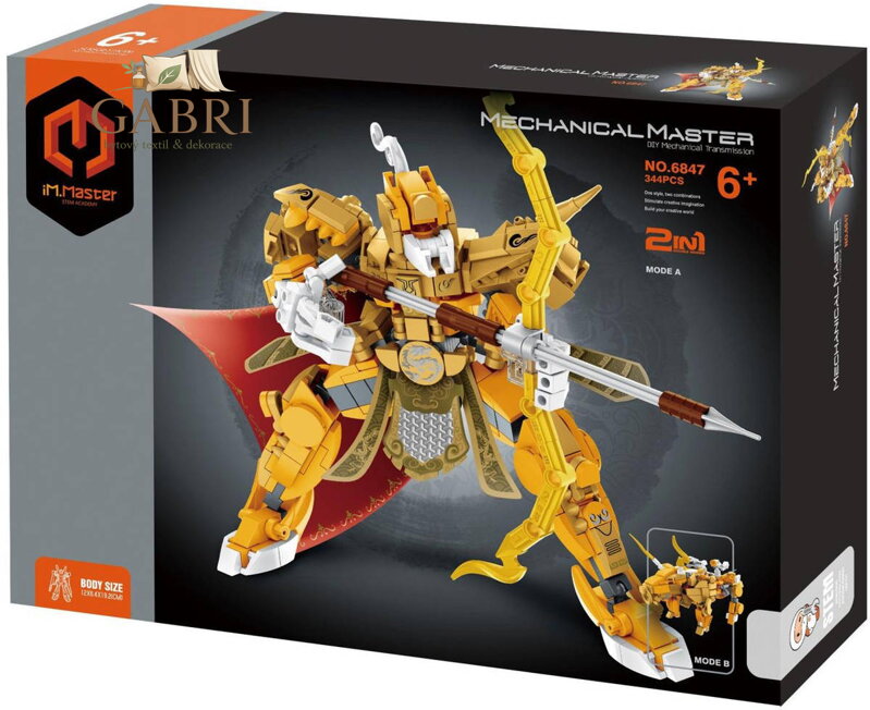 Stavebnice iM.MASTER Mechanický bojový robot 344 dílků plast